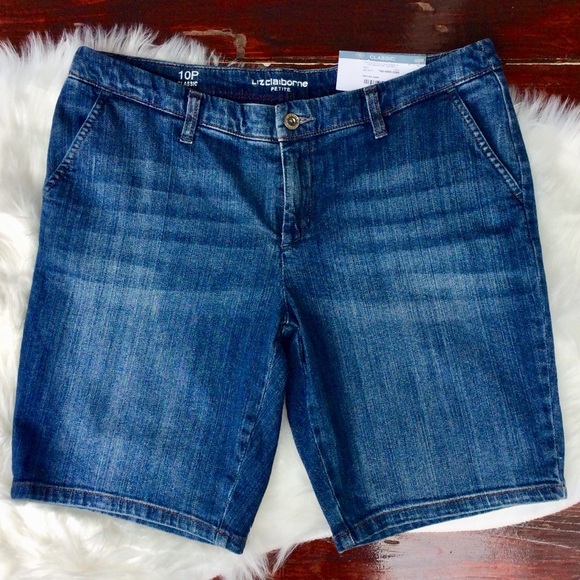 Liz Claiborne Pants - Liz Claiborne Classic Bermuda Shorts Petite 10P